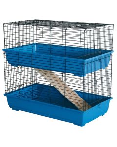 Nagerheim Cavia Sam 120 schwarz/blau