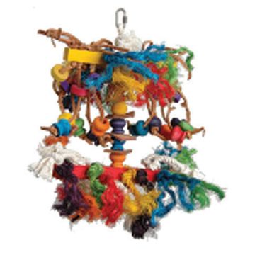 swisspet Vogelspielzeug,39cm,Sisal+Holz