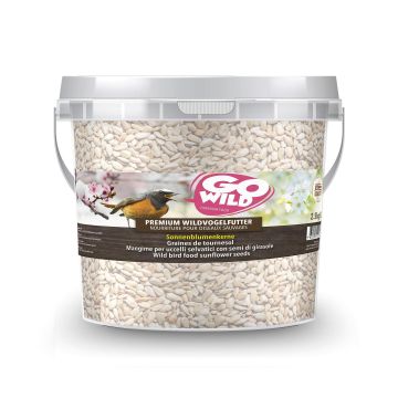 GoWildvogelfutter Sonnenblumenker 2.5Kg