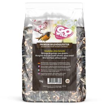 GoWild Wildvogel Streufutter 1Kg