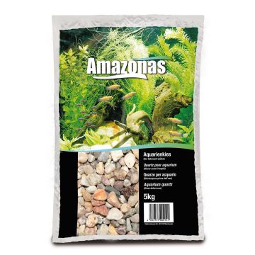 Aquarien Kies hellbraun 3-5mm 5kg