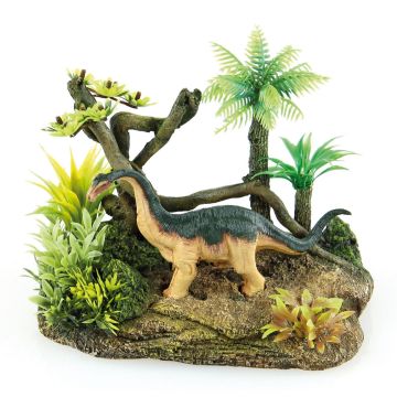 Dekor Dino mit Pflanzen KP012-3-014