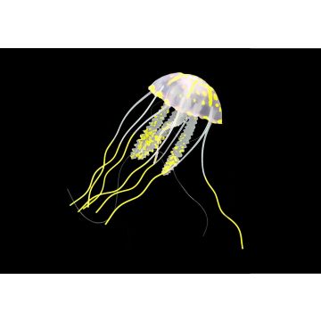 Amazonas Dekor floating Qualle S gelb