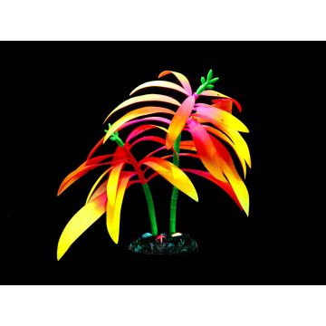Fantasy Plant FLUO Tree gelb-pink