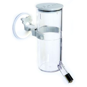 Trinkflasche mit Saugnapf, 360ml, grau