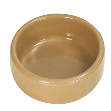 Hamsternapf Keramik beige 85x45mm
