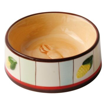 Keramiknapf Deco, S D=8cm/H=2.5cm braun