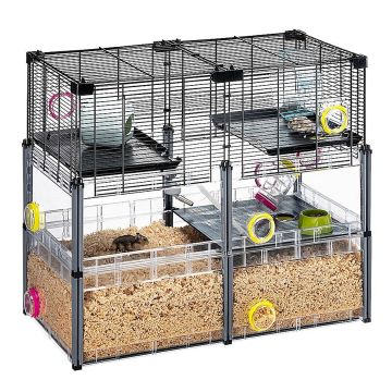 Ferplast Multipla Hamster Crystal, grau
