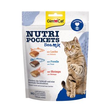 GimCat NutriPockets Sea Mix150g