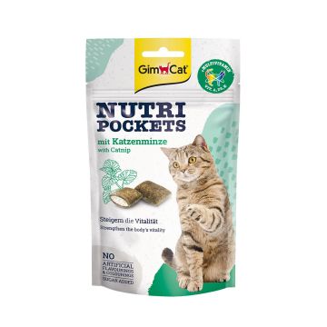 GimCat NutriPockets Minze&Multi-Vit. 60g