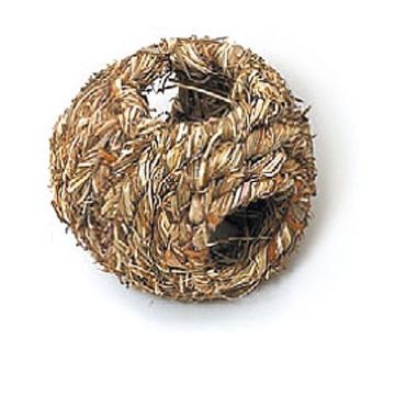 Grasnest, klein, D=10cm, mit 4 Löchern