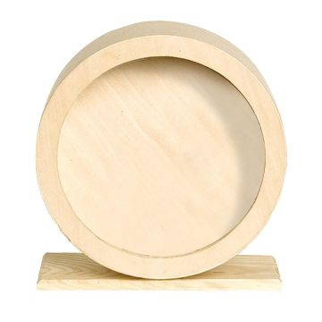 Hamsterlaufrad Roundy aus Holz 20cm