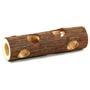 swisspet Lochtunnel aus Holz, L=25cm