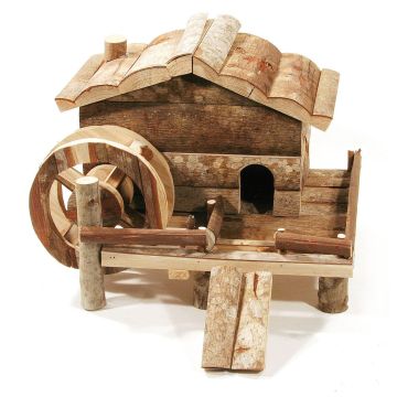 Hamsterhaus, Wassermühle 41x32x31cm