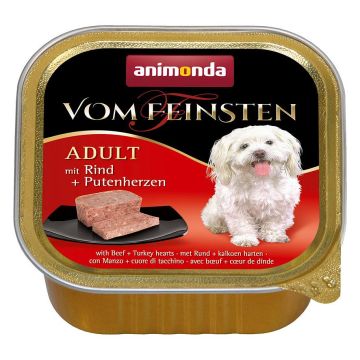Vom Feinsten ADULT Rind+Putenherz.150g