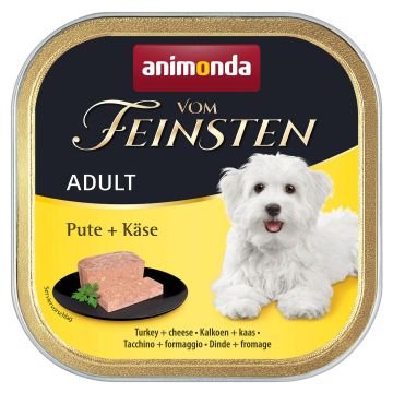 Vom Feinsten ADULT Pute+Käse 150g