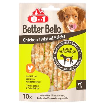 8in1 BB Chicken TwStick 10 Stk., 60g