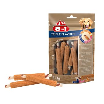 8in1 TRIPLE FLAVOUR Ribs  6 Stk. 113g