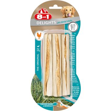 8in1 Dental Delights Kau Stick 3 Stk 75g