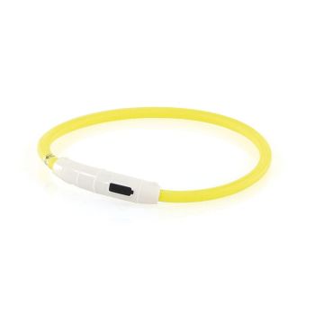 Universal-Leuchthalsband Plus D=7mm gelb