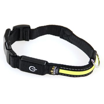 swisspet Leuchthalsband Fluo L gelb