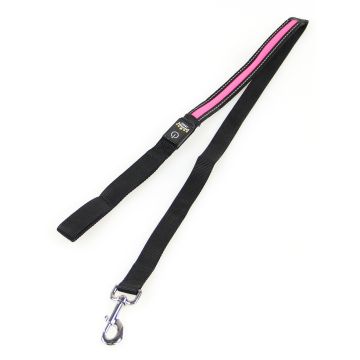 swisspet Leucht-Hundeleine Fluo pink