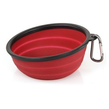 Silikon-Napf Roby mit Karabiner 473ml