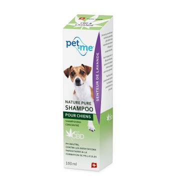 pet+me Shampoo CBD, lavande 100ml    -F-