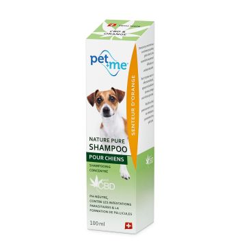 pet+me Shampoo CBD, orange 100ml  -F-