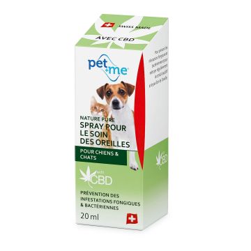 pet+me Spray p.le soin des oreilles,20ml