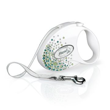 Flexi Glam Splash Leaf S, Pearl-white
