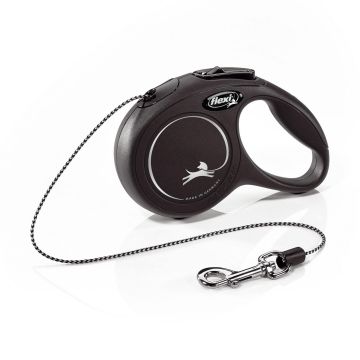 Flexi Classic XS, schwarz, 3m