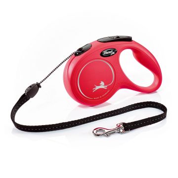 Flexi Classic M, rot, 5m