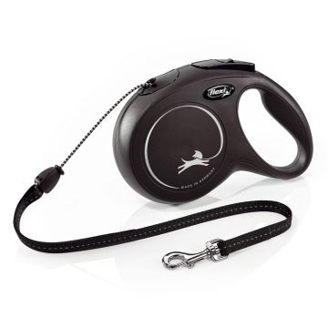 Flexi Classic M, schwarz, 8m