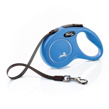 Flexi Classic S Gurt, blau, 5m