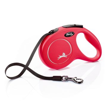 Flexi Classic M Gurt, rot, 5m
