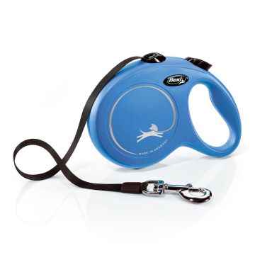 Flexi Classic L Gurt, blau, 5m