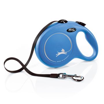 Flexi Classic L Gurt, blau, 8m