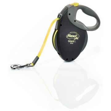 Flexi Giant L, schwarz (Neon), 8m