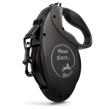 Flexi Giant L, schwarz, 8m