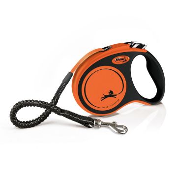 Flexi Xtreme S Gurt 5m schwarz/orange