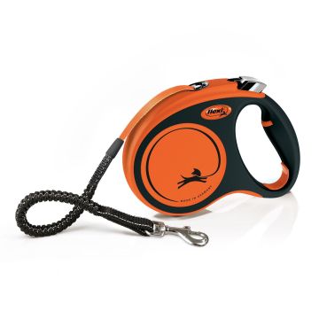 Flexi Xtreme M Gurt 5m schwarz/orange