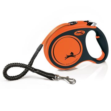 Flexi Xtreme L Gurt 5m schwarz/orange