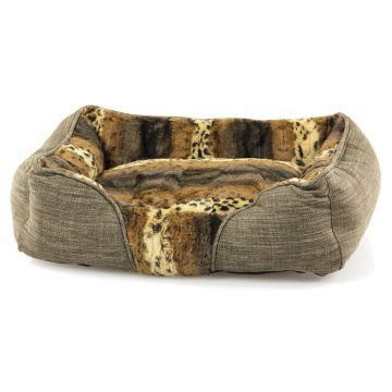 Hundebett Samara 61x41x20cm braun