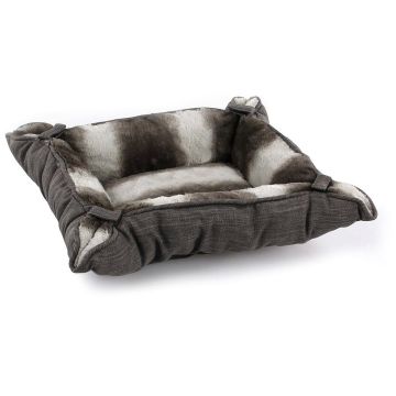 Hunde- & Katzenbett Kasan, grau