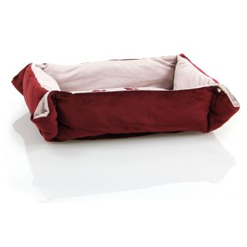 swisspet Soft Katzenbett Pfote d.rot/pin