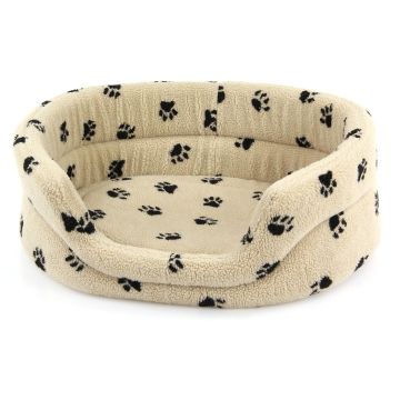 swisspet Hundebett Pfötchen M beige