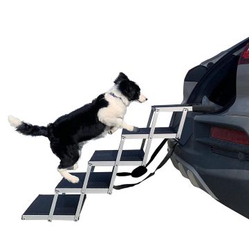 swisspet Aluminium Hundetreppe 5 Stufen
