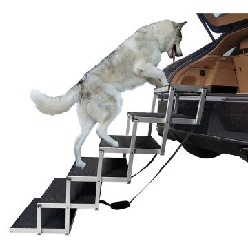swisspet Aluminium Hundetreppe 6 Stufen