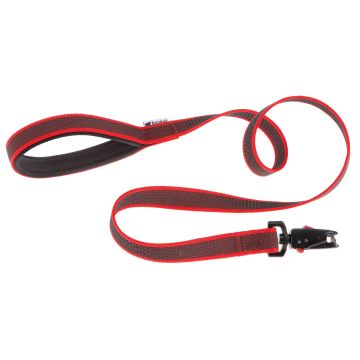 Ferplast Leine Daytona Gummy Matic rot